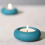 1pc Round Candle Holder Silicone Mold