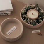 Round Striped Tray for Epoxy Resin, Gypsum Casting - Image 3