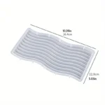 1pc Tray Plaster Silicone Mold Arched Wave Shape - Image 2