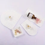 1pc Tray Plaster Silicone Mold Arched Wave Shape