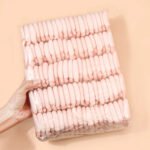 100Pcs Black Triangle Powder Puff For Loose Powder Liquid Cosmetic Soft Plush Powder Puff Makeup Foundation Puff Makeup Tool - Image 2