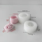 DIY Rose Flower Silicone Mold for  Storage Box قالب سيليكون لعلبة مجوهرات - Image 6