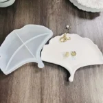 1pc Concrete Ginkgo Leaf Tray Silicone Mold - Image 4