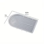 1pc Tray Plaster Silicone Mold Arched Wave Shape - Image 7