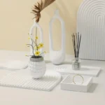 1pc Tray Plaster Silicone Mold Arched Wave Shape - Image 8