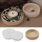 Round Striped Tray for Epoxy Resin, Gypsum Casting - Image 6