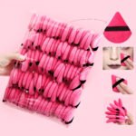 100Pcs Black Triangle Powder Puff For Loose Powder Liquid Cosmetic Soft Plush Powder Puff Makeup Foundation Puff Makeup Tool - Image 7