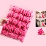 100Pcs Black Triangle Powder Puff For Loose Powder Liquid Cosmetic Soft Plush Powder Puff Makeup Foundation Puff Makeup Tool