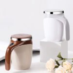 Rechargeable Model Automatic Stirring Cup Coffee Cup High Value Electric Stirring Cup Lazy Milkshake Rotating Magnetic Water Cup - Image 9